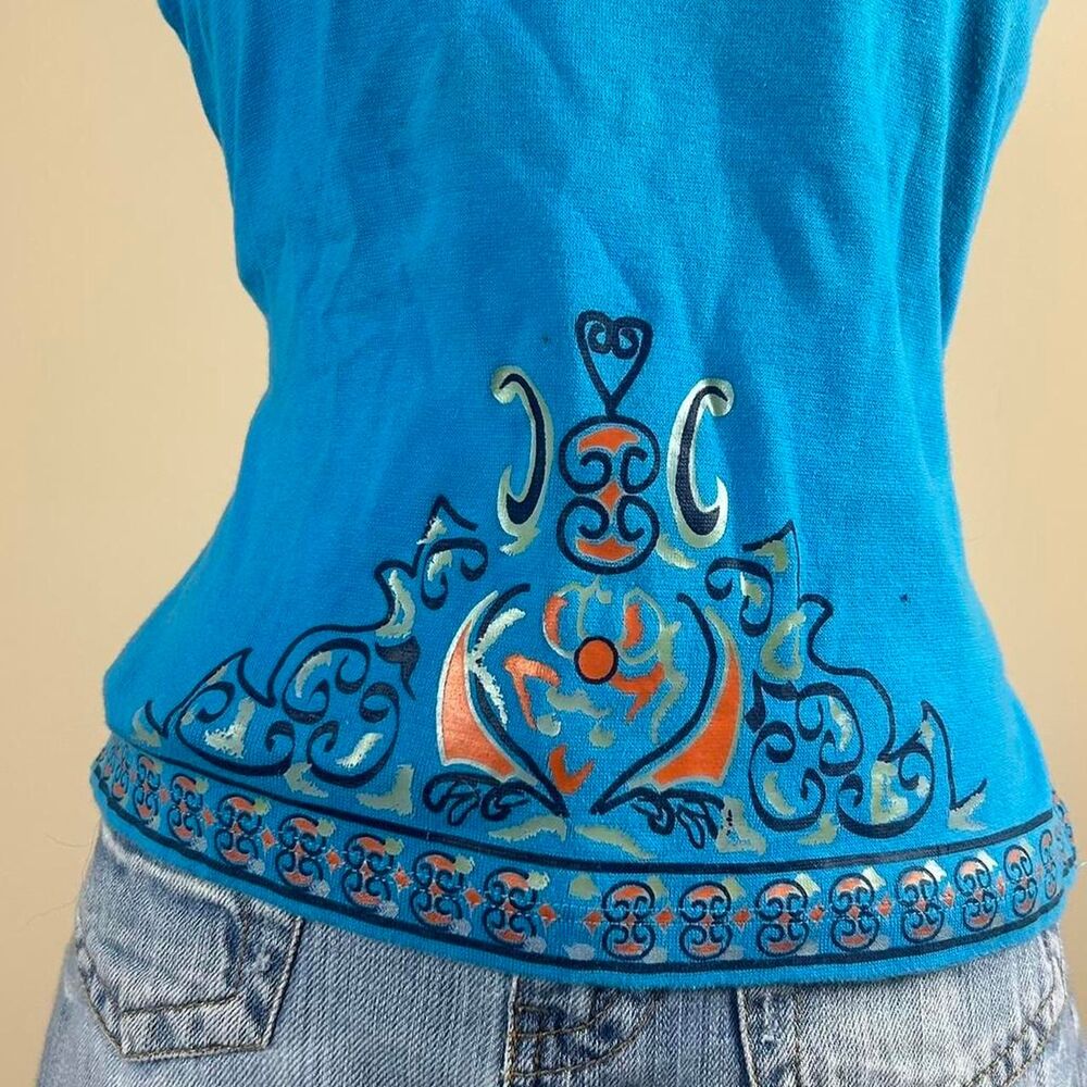 No Boundaries Y2K Summery Coconut Girl Meshy Top - Picture 2 of 5
